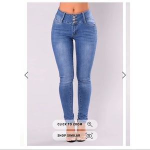 Light wash Size 14 Plus Fashion Nova Jeans